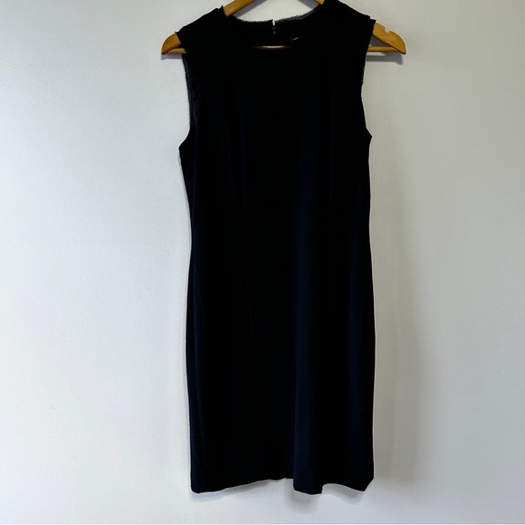Ann Taylor Little Black Dress Women's Size 6 Wool Blend Formal Wedding Office - Picture 1 of 11
